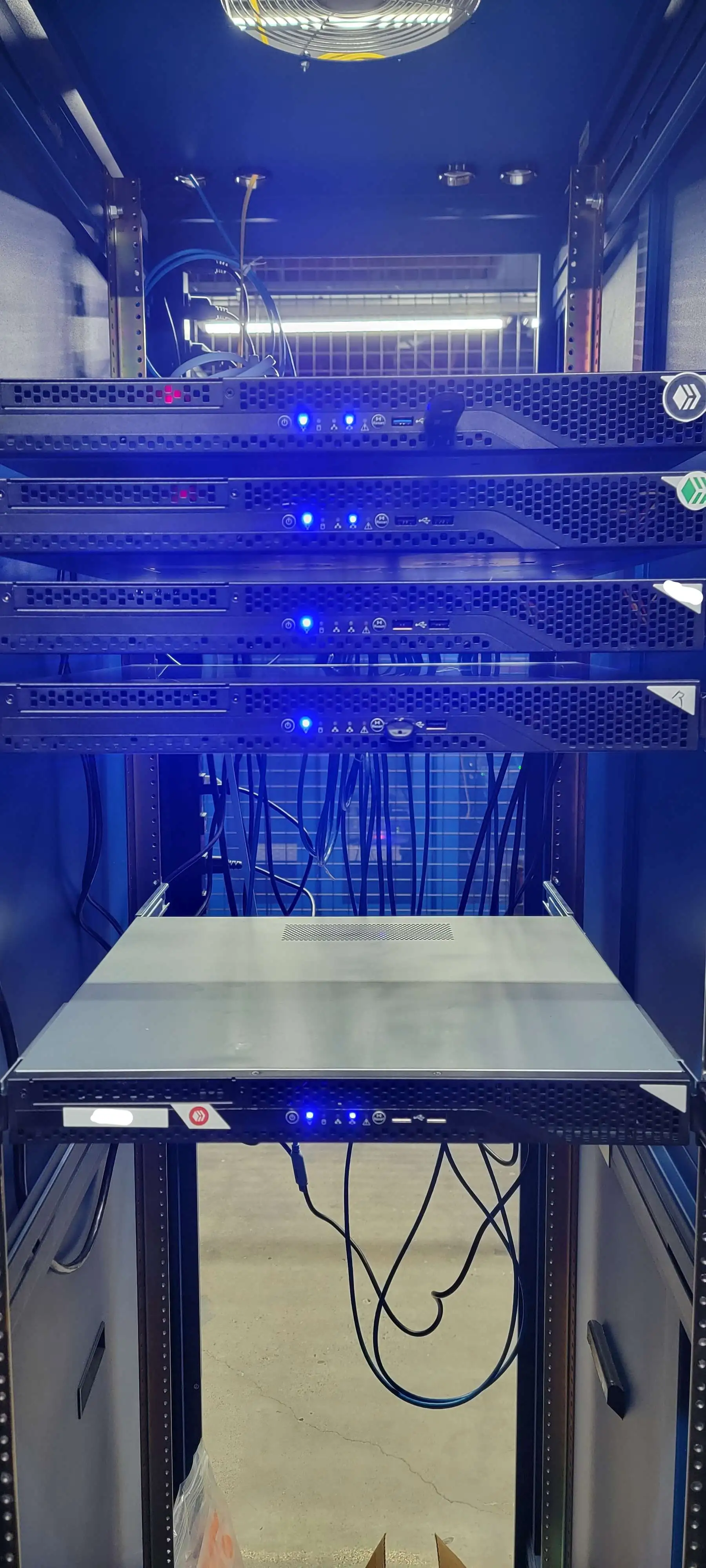 Images of Servers in a Rack